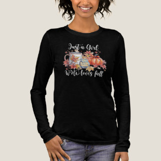 T-shirt En Tri-matière Juste une fille qui aime tomber sweatshirt