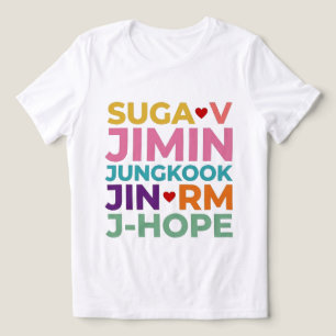 T-SHIRT  EN TRI-MATIÈRE K-POP