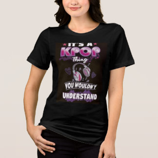 T-shirt En Tri-matière K-Pop Women's 