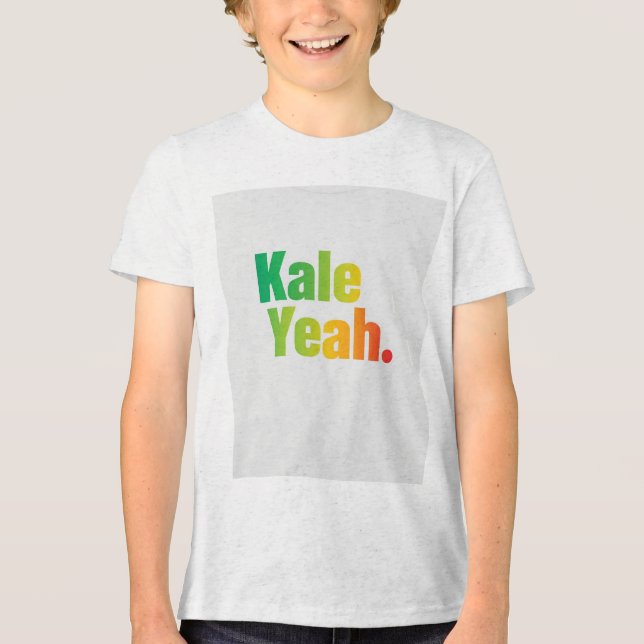 T-shirt En Tri-matière Kale Oui. (Recto)