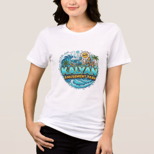 T-shirt En Tri-matière Kalyan Amusement Park Wave-Typography Logo Tee