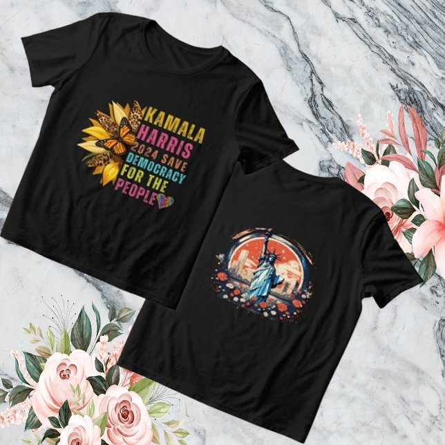 T-shirt En Tri-matière Kamala Harris 2024 pour sauver la démocratie T-shi (Créateur téléchargé)