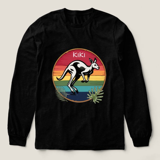 T-shirt En Tri-matière kangaroo (Motif devant)