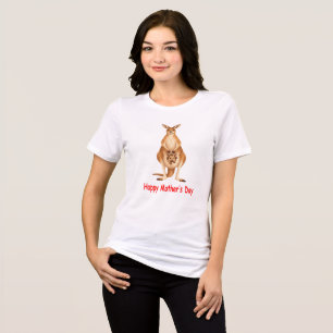 T-shirt En Tri-matière Kangourou maman et joey Fête des mères