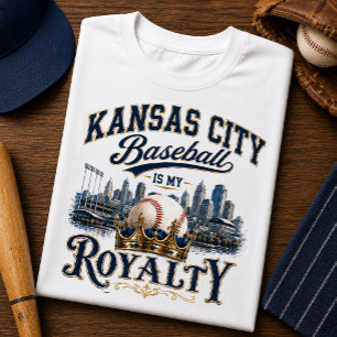 T-shirt En Tri-matière Kansas City Baseball Est Mon Fan De La Royauté