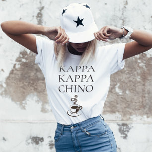 T-shirt En Tri-matière Kappa Kappa Chino Amusant Amateur de Café