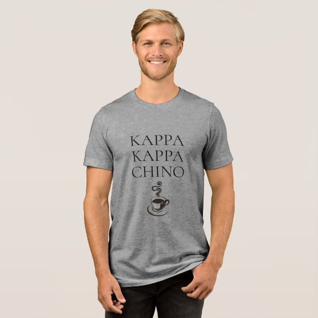 T-shirt En Tri-matière Kappa Kappa Chino Amusant café (Recto plein)