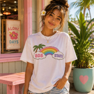 T-shirt En Tri-matière Kawaii Hawaii - 808 State