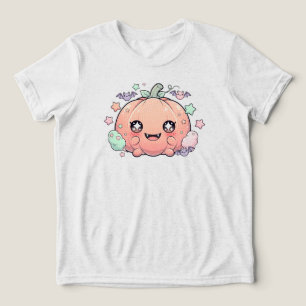 T-shirt En Tri-matière Kawaii Pastel Citrouille - Déplaisant BKANC SEUL
