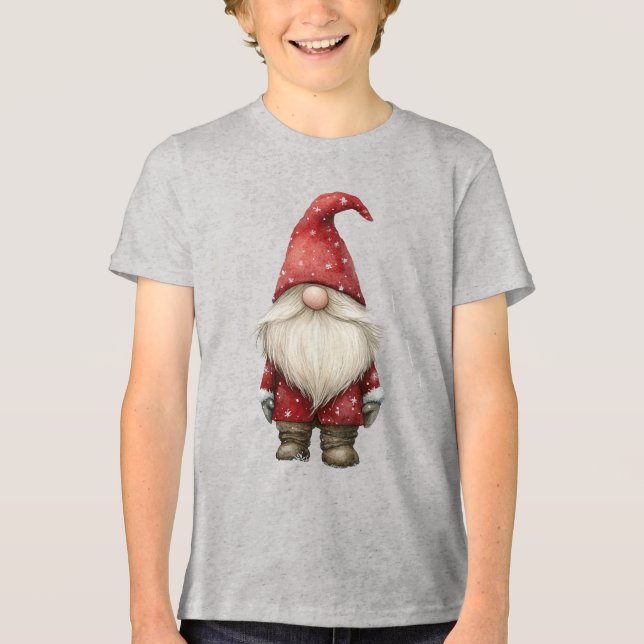 T-shirt En Tri-matière "Kids’ Christmas Elf Tee - Père Noël’s Little Help (Recto)