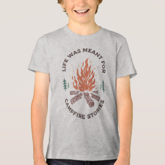 T-shirt En Tri-matière Kids Life Was Meant for Campfire Stories