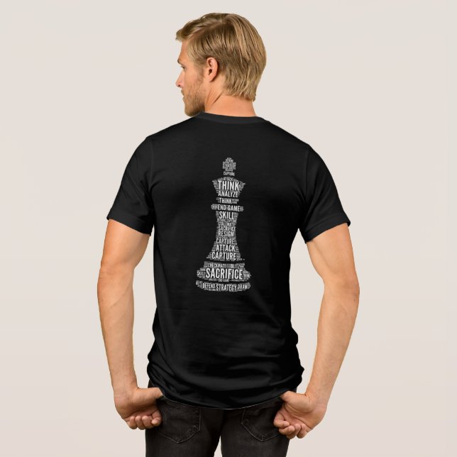 T-shirt En Tri-matière king chess printed (Verso intégral)