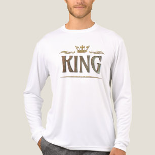 T-shirt En Tri-matière KING - Grand Medieval Royal Crown Letters