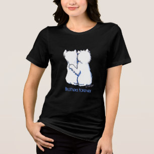 T-shirt En Tri-matière KiniArt Hugging Westies
