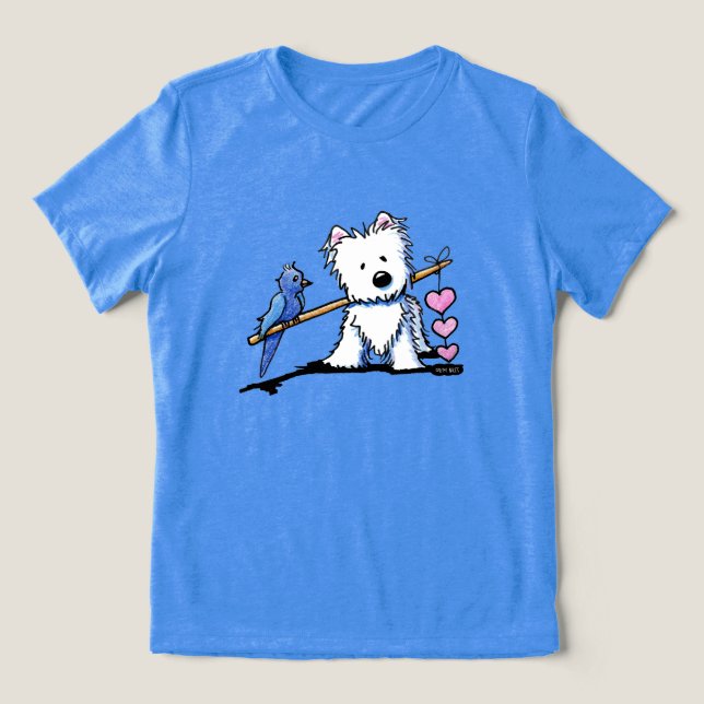 T-shirt En Tri-matière KiniArt Westie (Design Recto)