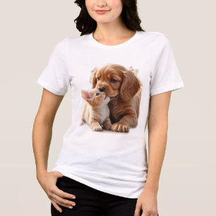 T-shirt En Tri-matière Kitten et Puppy