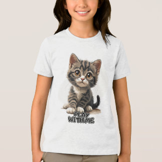 T-shirt En Tri-matière Kitten qui fond le coeur