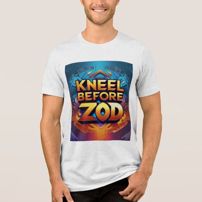 T-shirt En Tri-matière Kneel Before Zod - Iconic Command Tee (Recto)