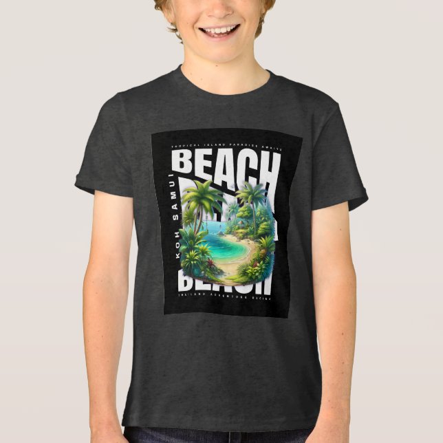 T-shirt En Tri-matière Koh Samui Island Thaïlande (Recto)