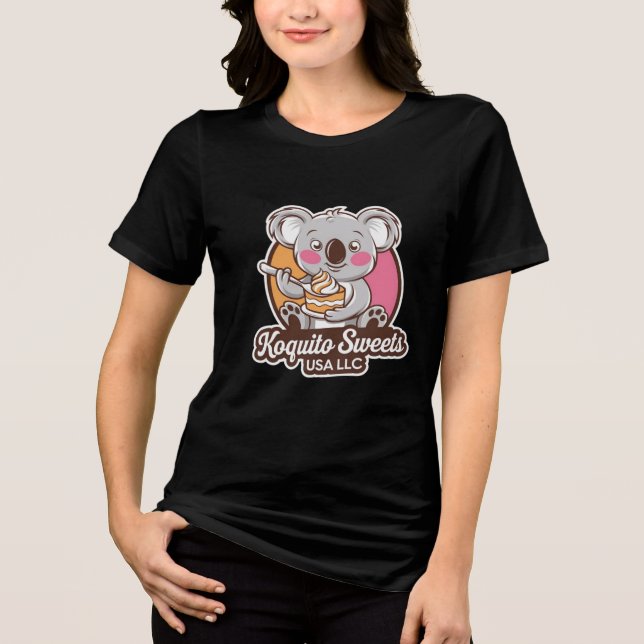 T-shirt En Tri-matière Koquito Sweets USA LLC - Cute Koala Traitements (Recto)