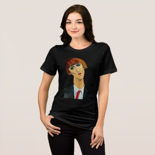 T-shirt En Tri-matière L’élégance de Modigliani : Art moderne Tri-Blend T