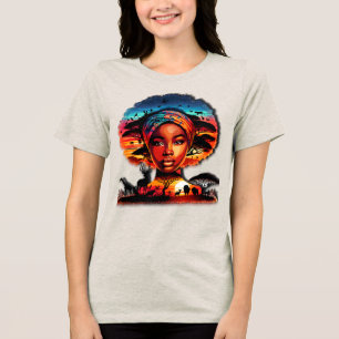 T-shirt En Tri-matière La beauté de l'Afrique Extraordinaire
