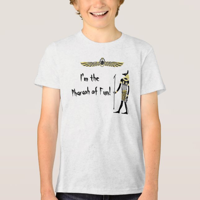 T-shirt En Tri-matière La Bénédiction du Pharaon d'or : Art égyptien anti (Recto)