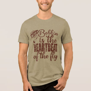 T-shirt En Tri-matière La bobine est le battement de cœur du mouche