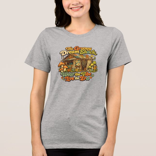 T-shirt En Tri-matière La Cabane Groovy Dream (Recto)