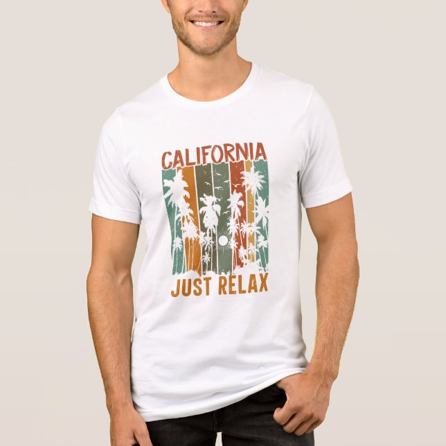 T-shirt En Tri-matière La Californie, juste pour se détendre (Recto)