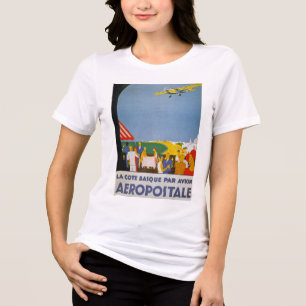 T-shirt En Tri-matière La Côte Basque Par Avion