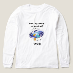 T-shirt En Tri-matière La Création de Dieu (Galaxie)
