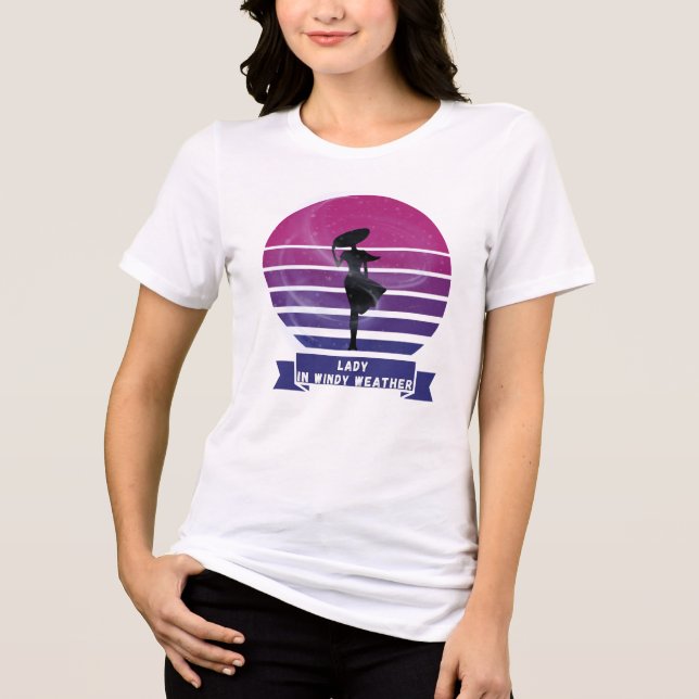 T-shirt En Tri-matière La Dame au vent (Recto)