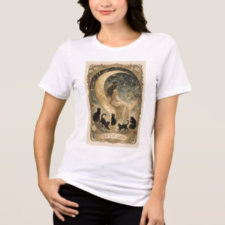 T-shirt En Tri-matière La Dame aux Chats-01