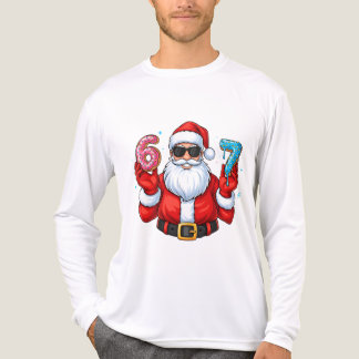 T-shirt En Tri-matière La fête de donuts 6 et 7 de Santa