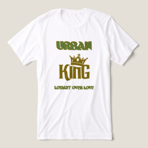 T-SHIRT EN TRI-MATIÈRE LA FIDÉLITÉ RÈGLE OLIVE VERT BLANC URBAIN GRAPHIC