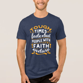 T-shirt En Tri-matière La foi surmonte les luttes – Art religieux motivan