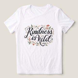 T-shirt En Tri-matière La gentillesse est l'art lunaire floral