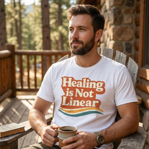 T-shirt En Tri-matière La guérison n'est pas linéaire - Sensibilisation à