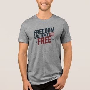 T-shirt En Tri-matière La liberté n'est pas gratuite - Conception patriot