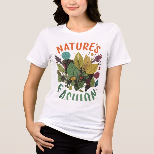 T-shirt En Tri-matière La mode de la nature (Recto)