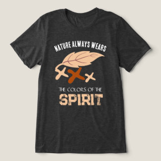 T-shirt En Tri-matière "La nature porte toujours" une feuille