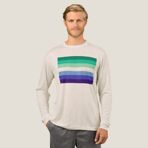 T-shirt En Tri-matière La palette de drapeau des hommes gays trans-inclus