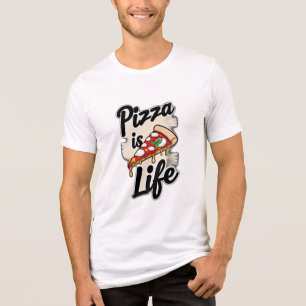 T-shirt En Tri-matière La pizza est la vie