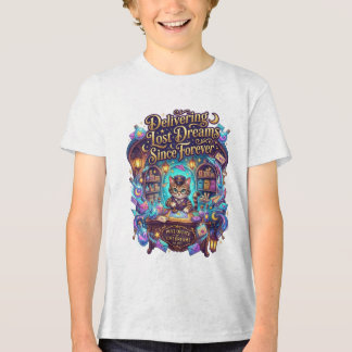 T-shirt En Tri-matière La Poste des Rêves Perdus Magique Chat Fantastique