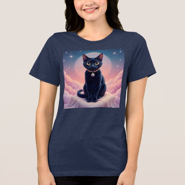 T-shirt En Tri-matière La Reine Du Ciel De Chat Noir (Recto)
