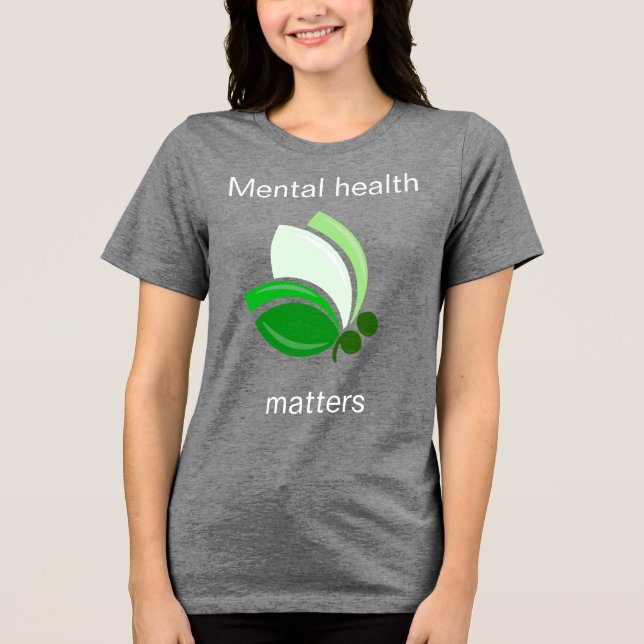 T-shirt En Tri-matière La santé mentale compte (Recto)