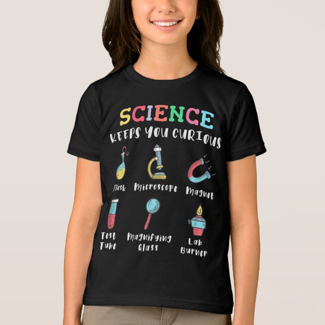 T-shirt En Tri-matière La science vous garde curieux (Recto)