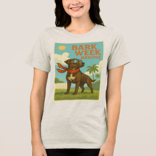 T-shirt En Tri-matière La Semaine de l'écorce commence : Retro Flight Edi