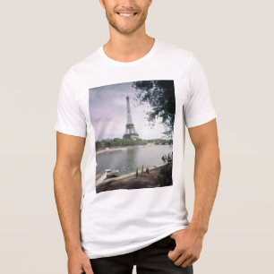 T-shirt En Tri-matière La Tour Eiffel. Paris, vers 1960.